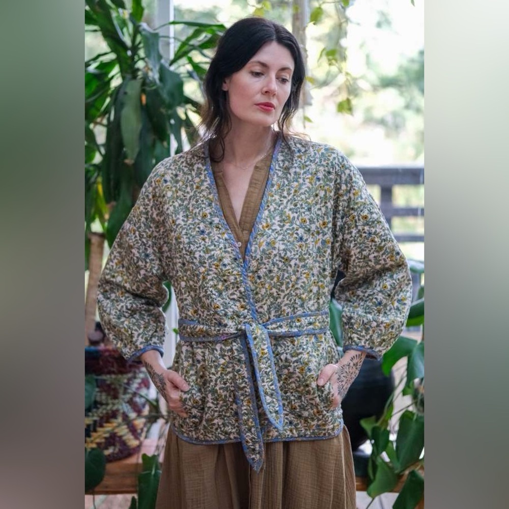 Xirena Keatyn Floral Quilted Jacket